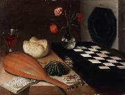 Lubin Baugin Still Life with Chessboard (mk08) oil painting on canvas